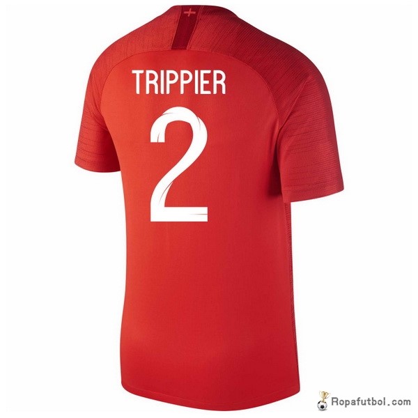 Camiseta Inglaterra Replica Segunda Ropa Trippier 2018 Rojo